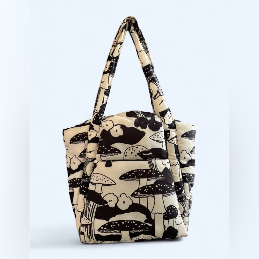 Baggu Mushroom Puffy Mini Tote Bag